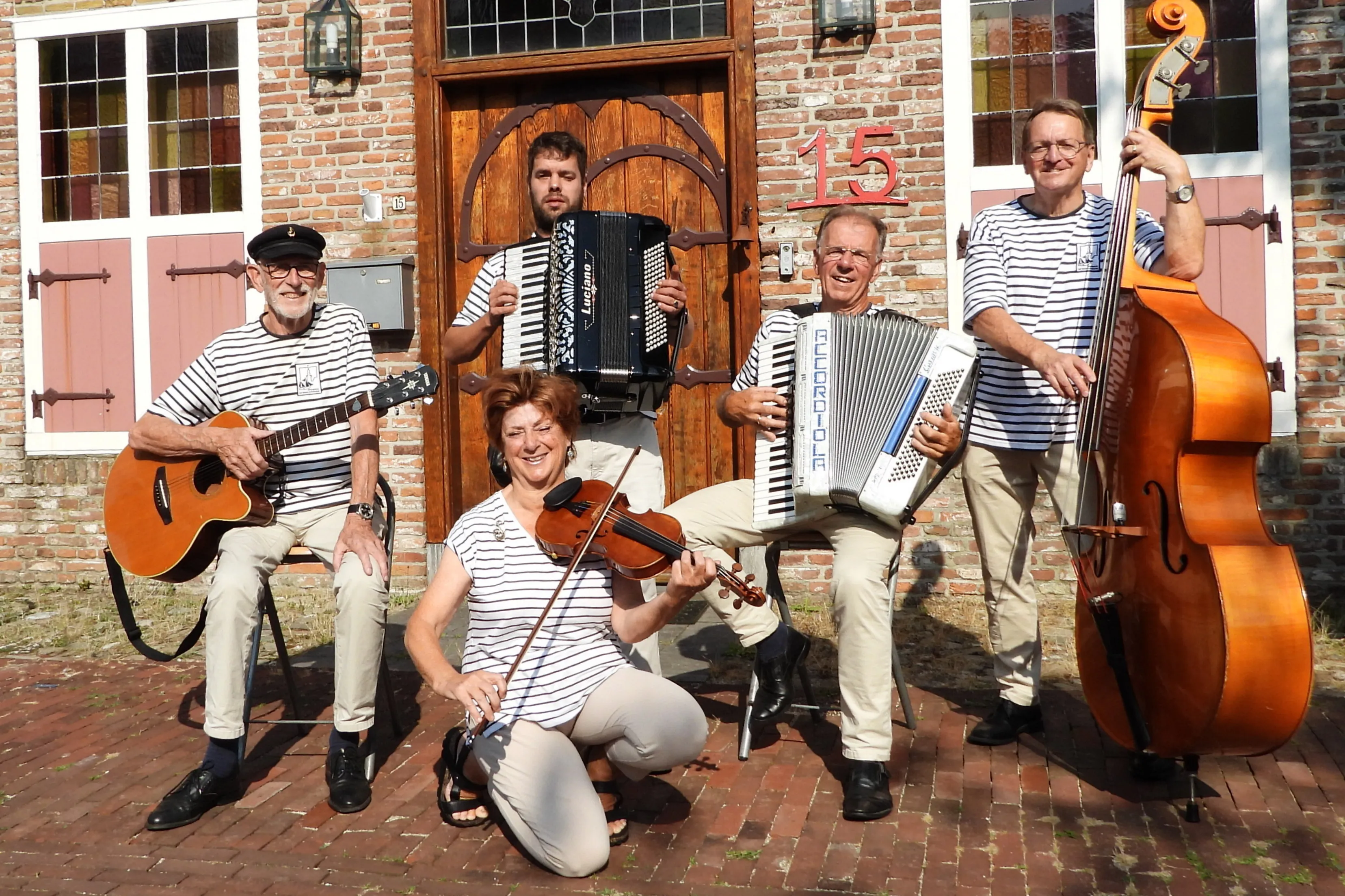 Het volledige combo (5 leden)